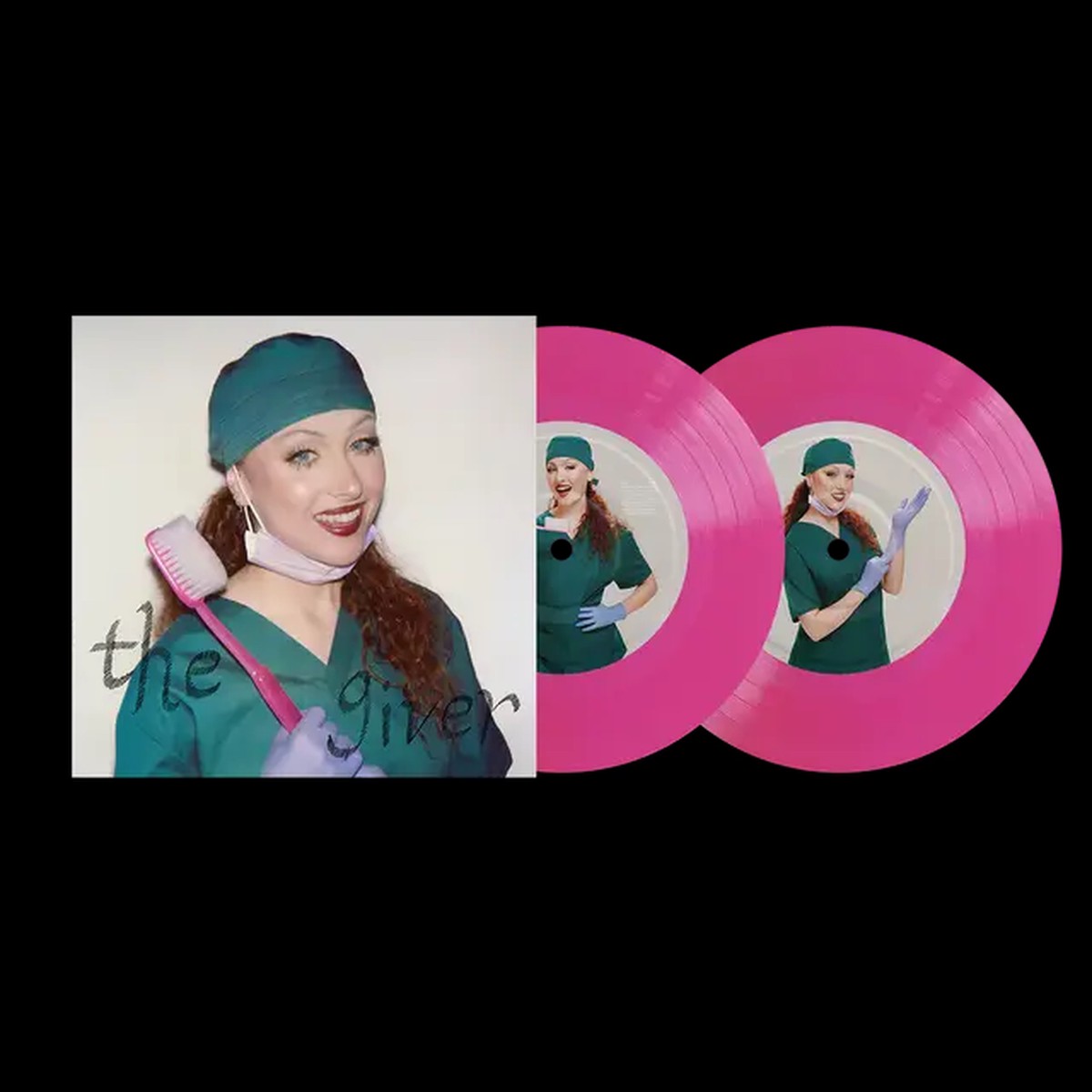 DAMAGED Chappell Roan – The Giver The Dentist Indie-Exclusive Neon Pink 7 Vinyl