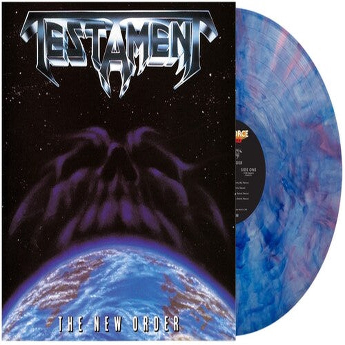 DAMAGED Testament – The New Order Blue Pink Swirl Vinyl