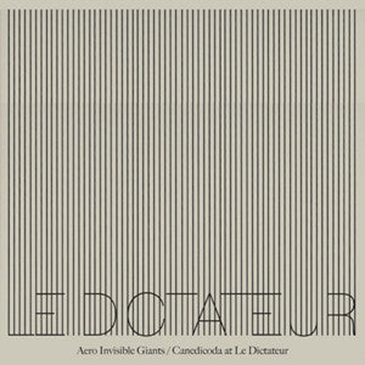 Ottaven – Aero Invisible Giants Canedicoda At Le Dictateur (12 SSided Whi) – NEW