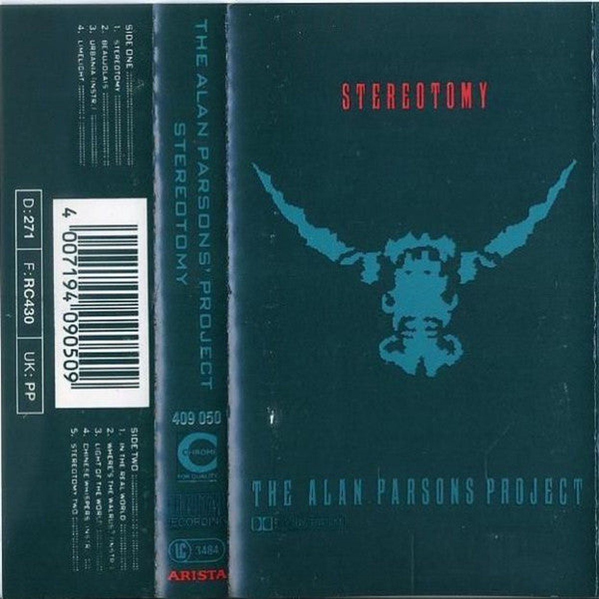 The Alan Parsons Project - Stereotomy (Cass Album) - USED
