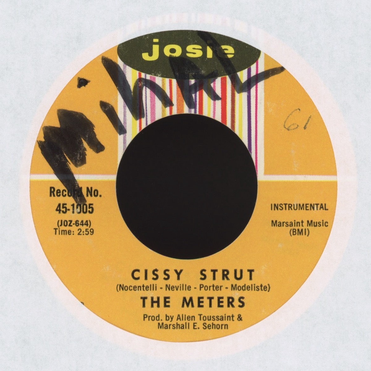 The Meters – Cissy Strut Here Comes The Meter Man on Josie