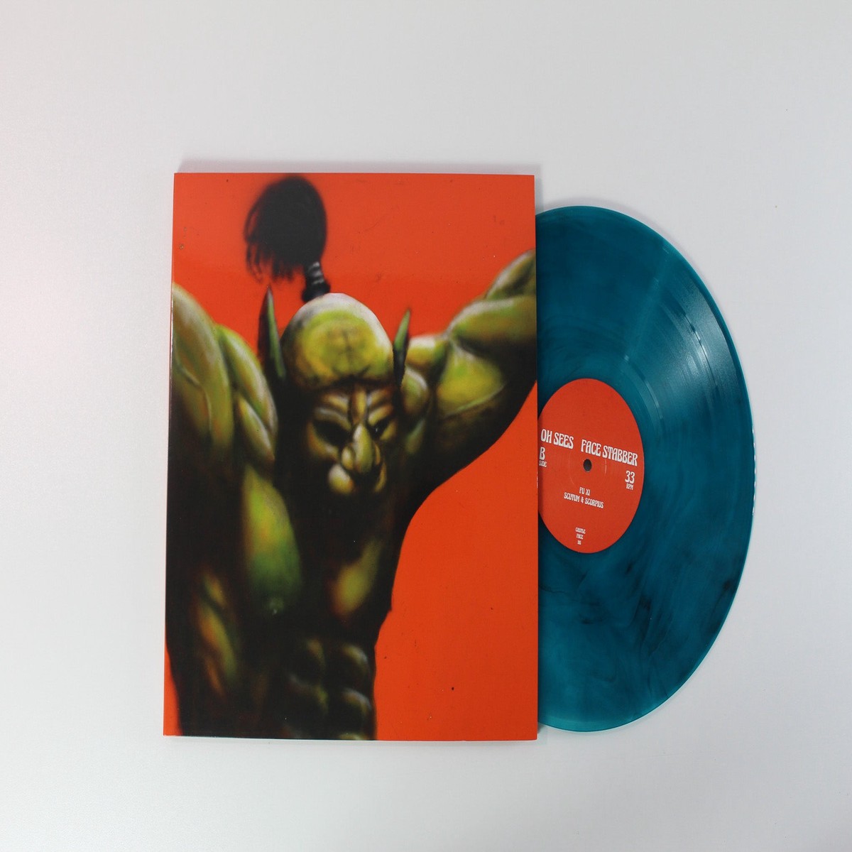 Thee Oh Sees – Face Stabber on Castle Face – Blue Nebula Vinyl