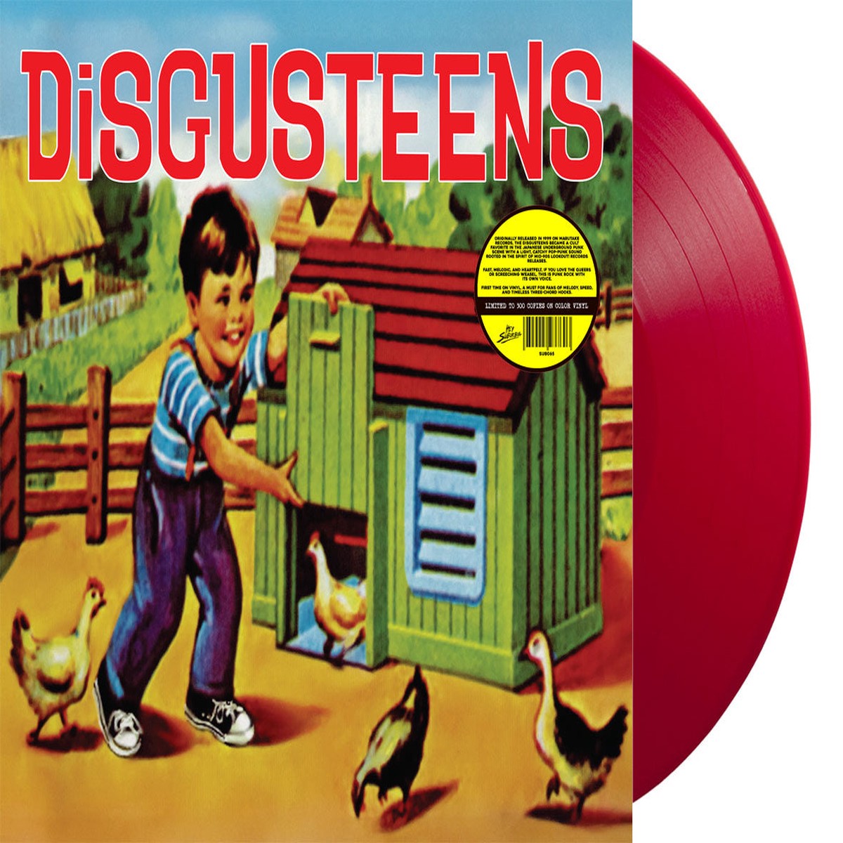 DISGUSTEENS – DISGUSTEENS (LP ALBUM RED LTD) – NEW