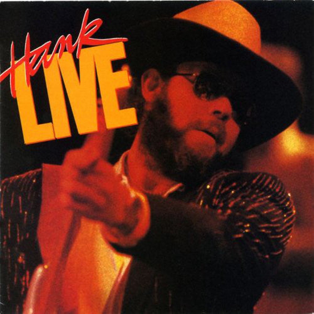 Hank Williams Jr – Hank Live (LP Album) – USED