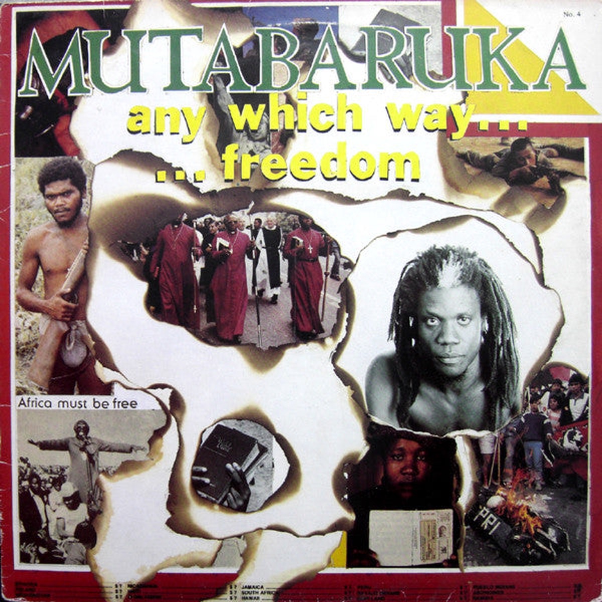 Mutabaruka – Any Which Way Freedom (LP Album) – USED