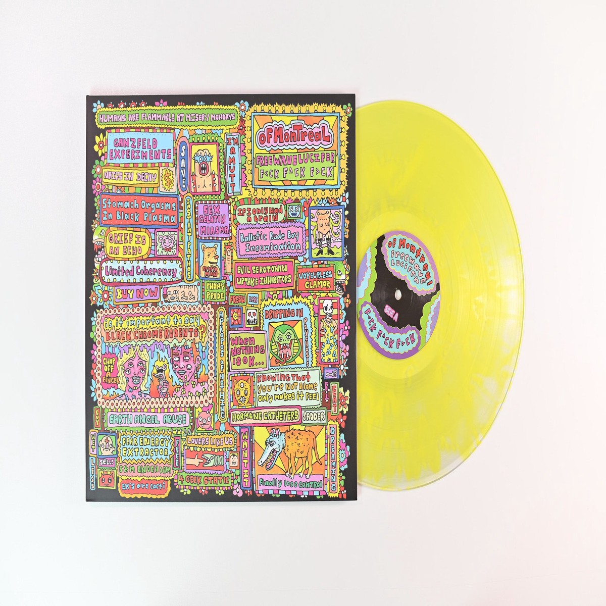 of Montreal – Freewave Lucifer Fck on Polyvinyl Record Company – Yellow Vinyl