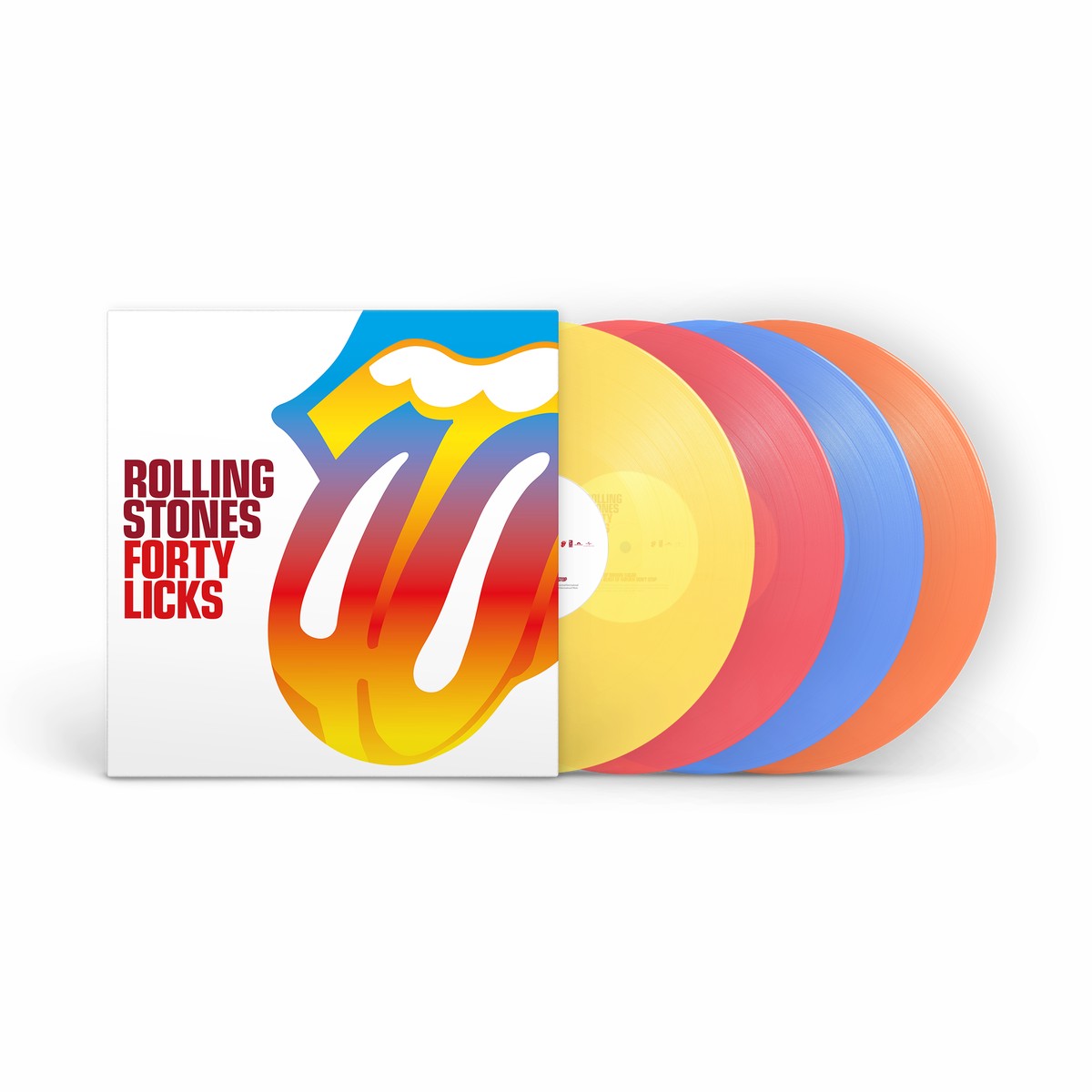 PRE-ORDER The Rolling Stones – Forty Licks Transparent Multicolor Vinyl Release Date 08212026