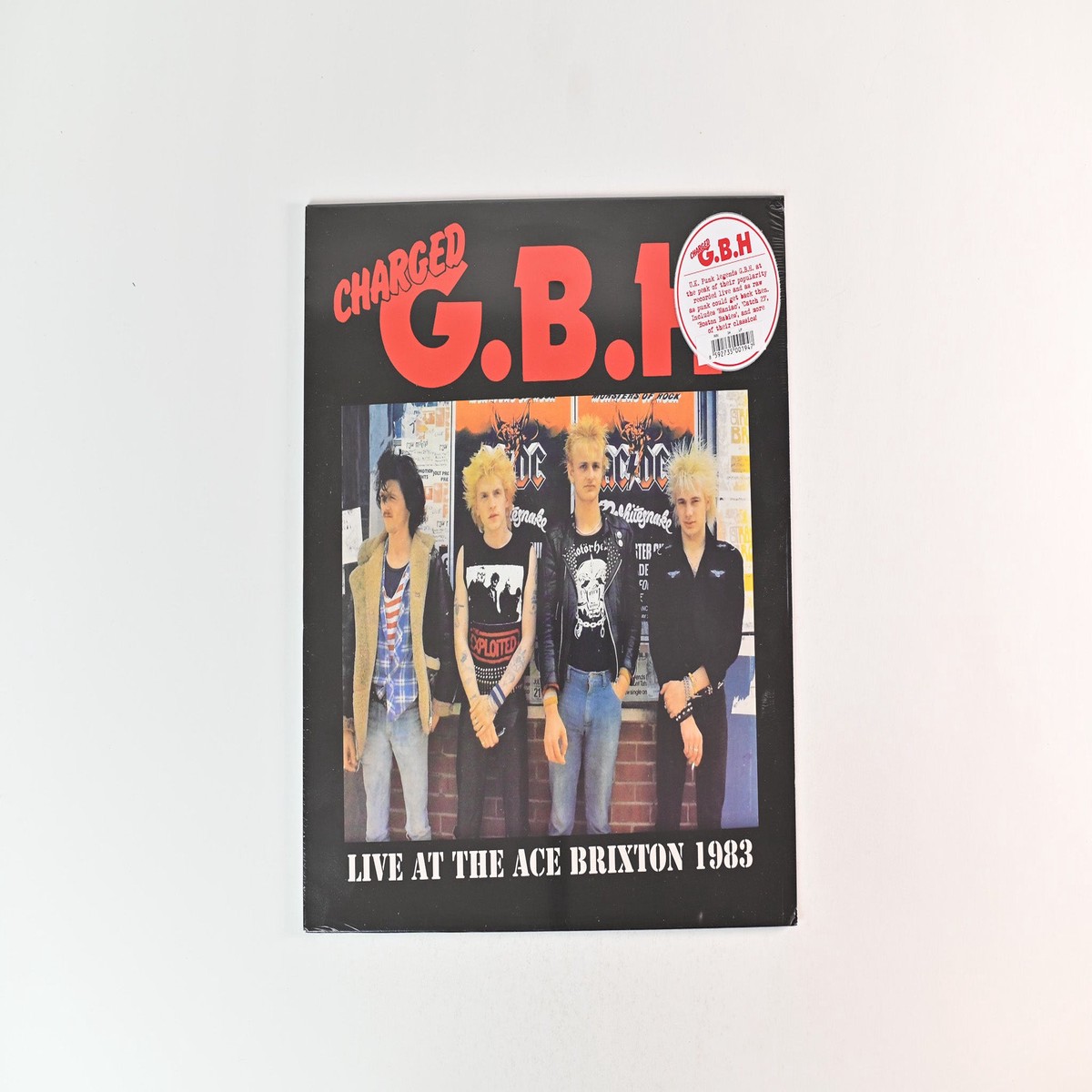GBH – Live At The Ace Brixton 1983 on Radiation Reissues Sealed