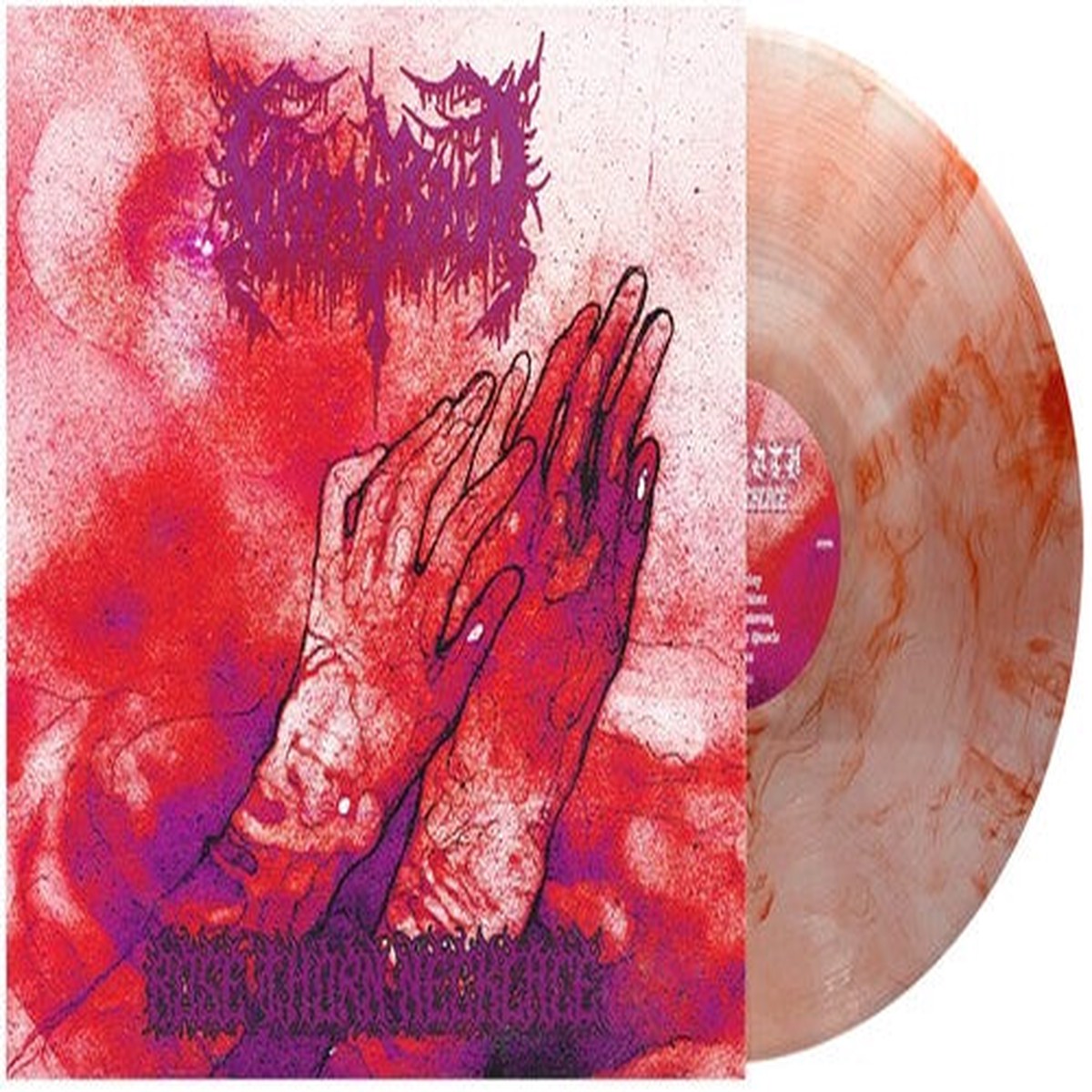 Ghost Bath – Rose Thorn Necklace Red Swirl Vinyl