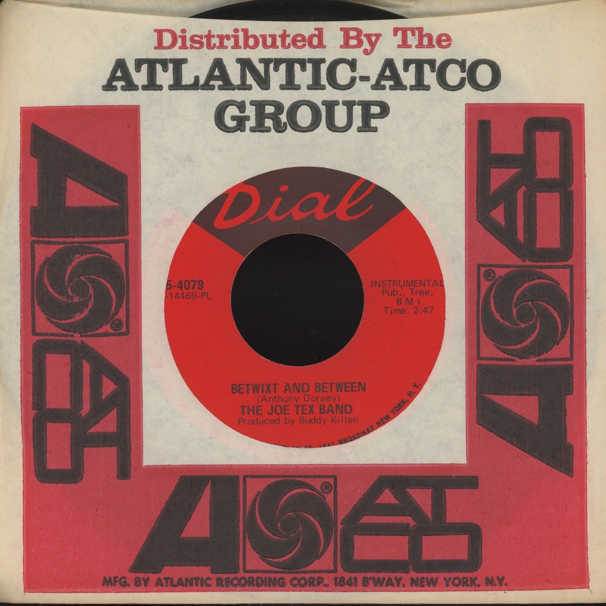 The Joe Tex Band – Betwixt And Between on Dial Funk 45