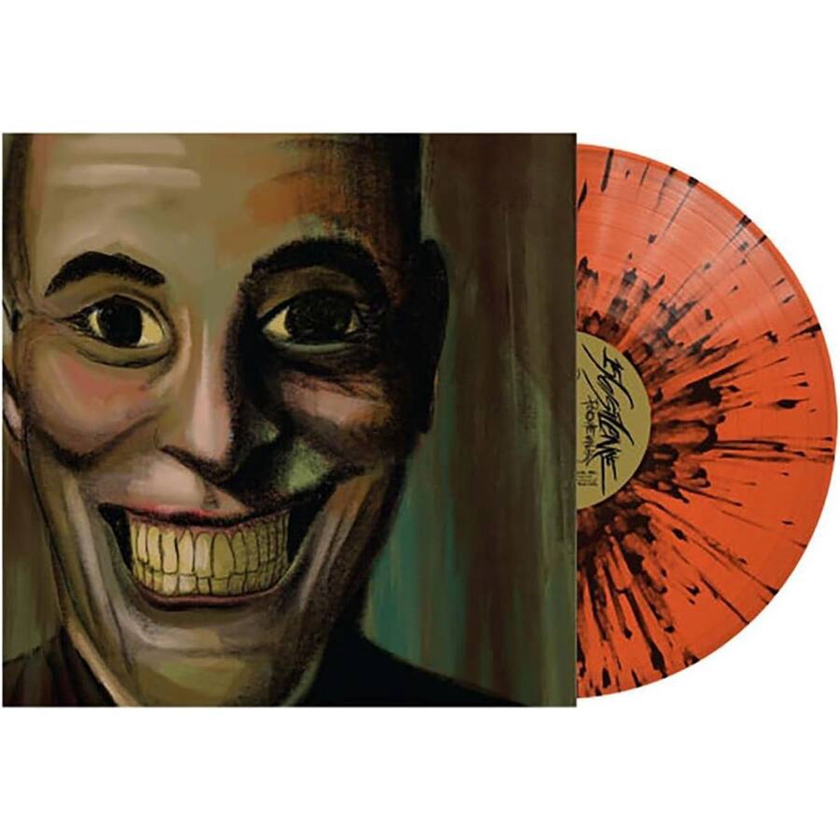 156SILENCE - People Watching Orange Black Splatter Vinyl