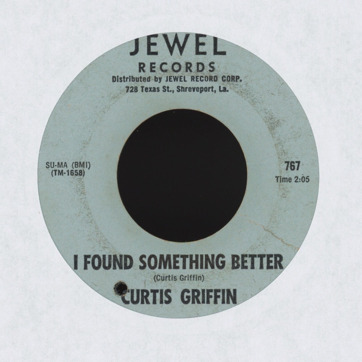 Curtis Griffin – I Found Something Better on Jewel RB 45