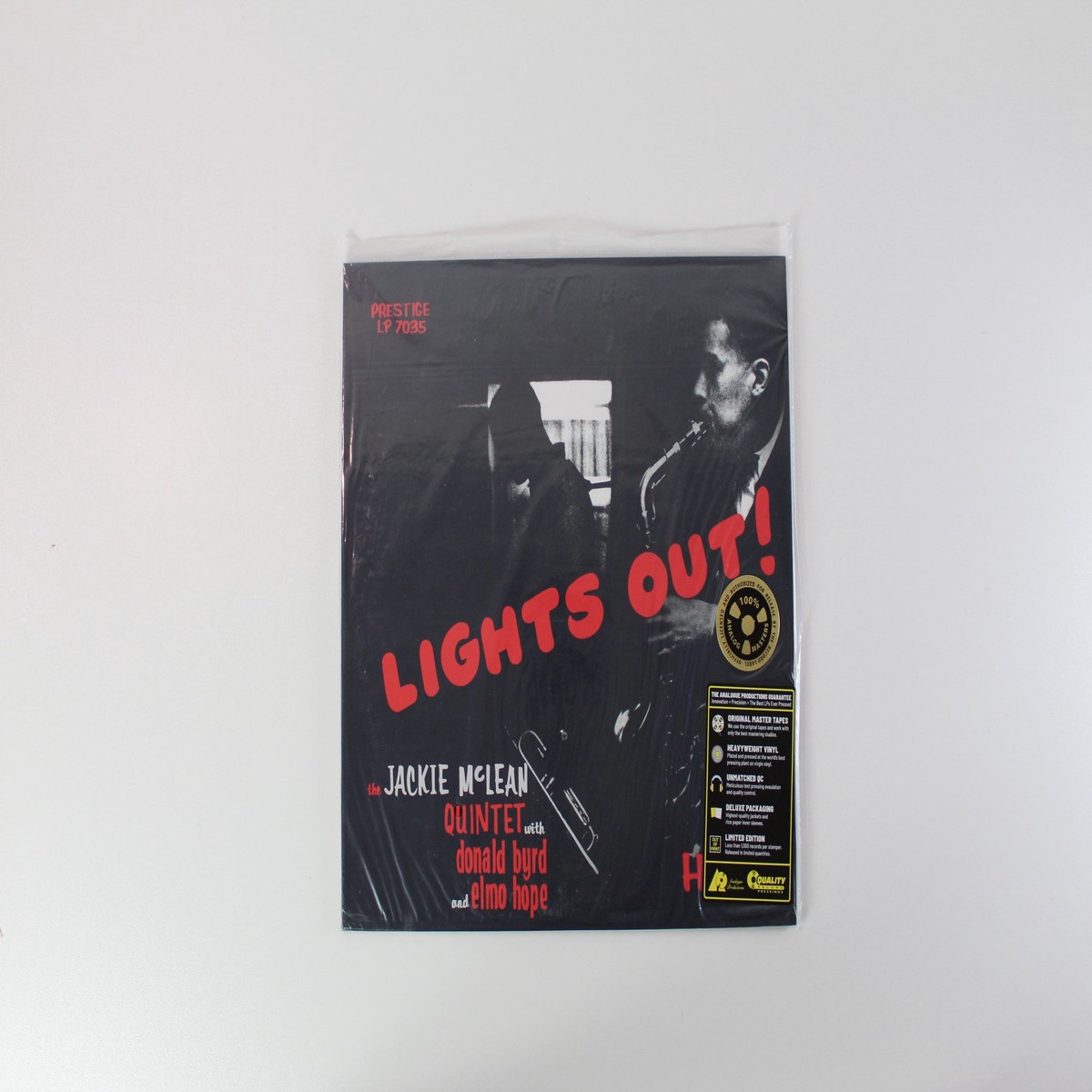 Jackie McLean Quintet Donald Byrd Elmo Hope – Lights Out Ltd Reissue on Analogue Productions Sealed