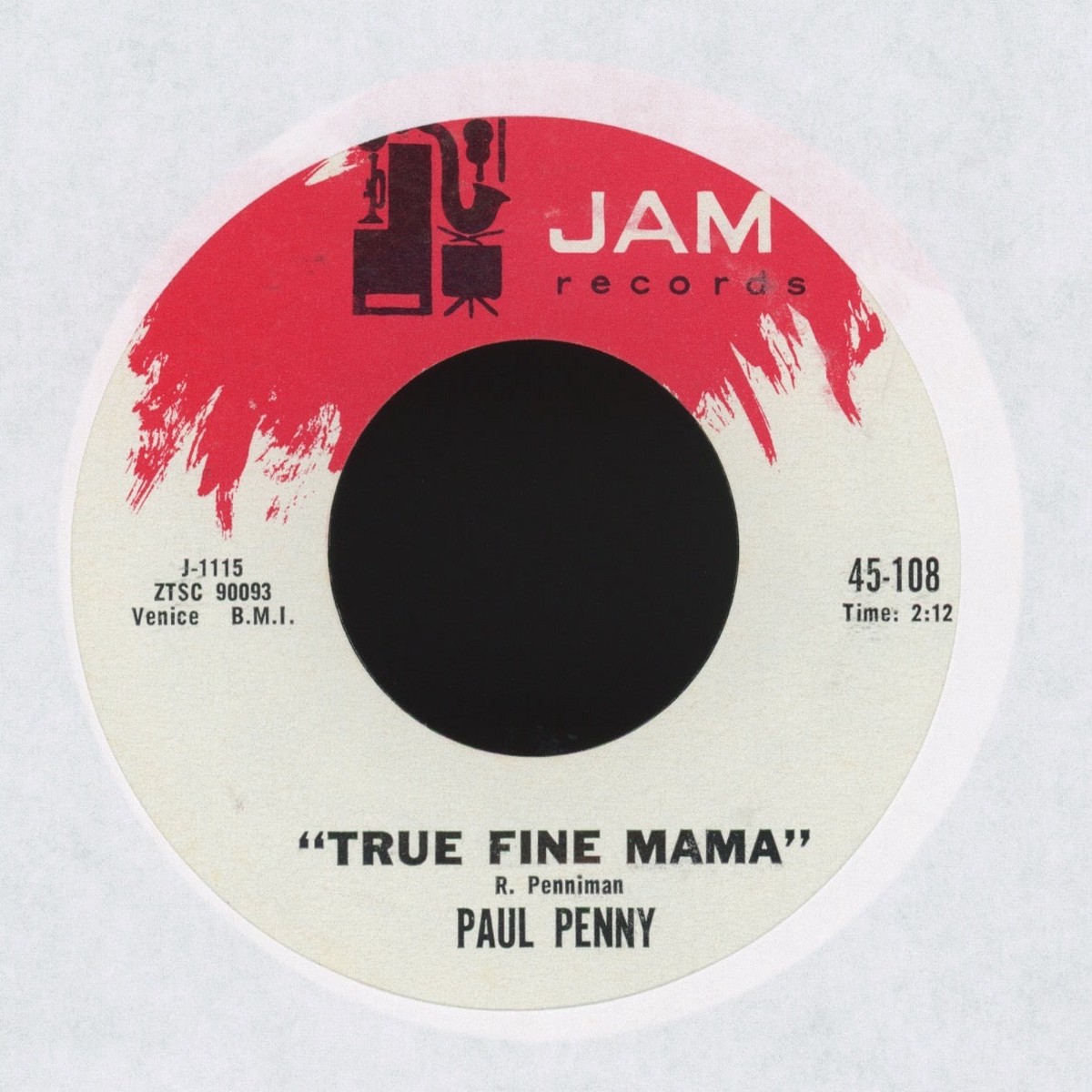 Paul Penny – True Fine Mama on Jam Rockabilly 45
