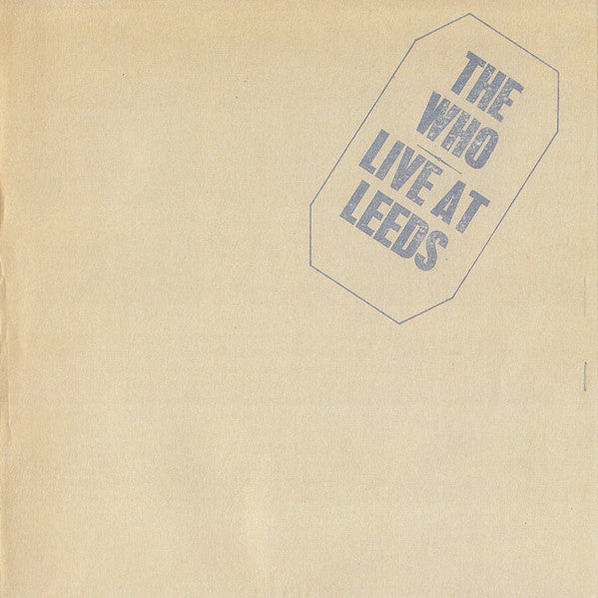 The Who – Live At Leeds (CD Album RE RP EDC) – USED