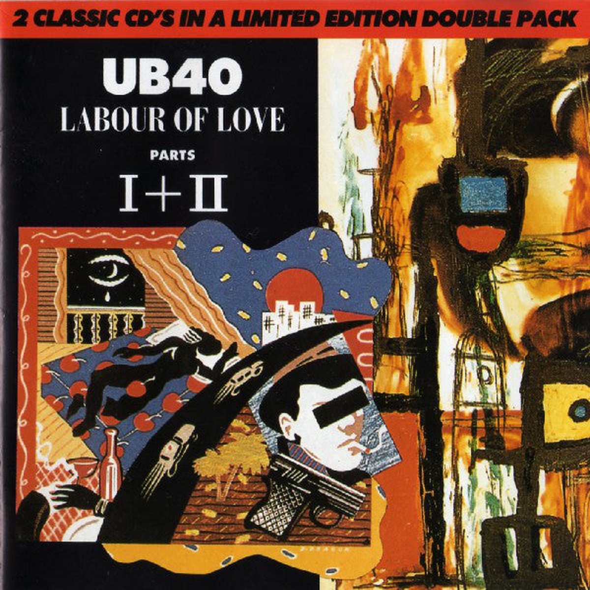 UB40 – Labour Of Love Parts I II (2xCD Comp) – USED