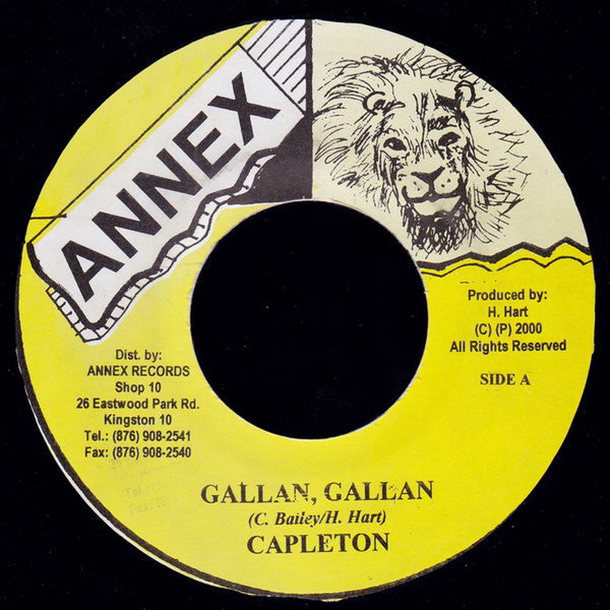 Capleton - Gallan Gallan (7) - USED