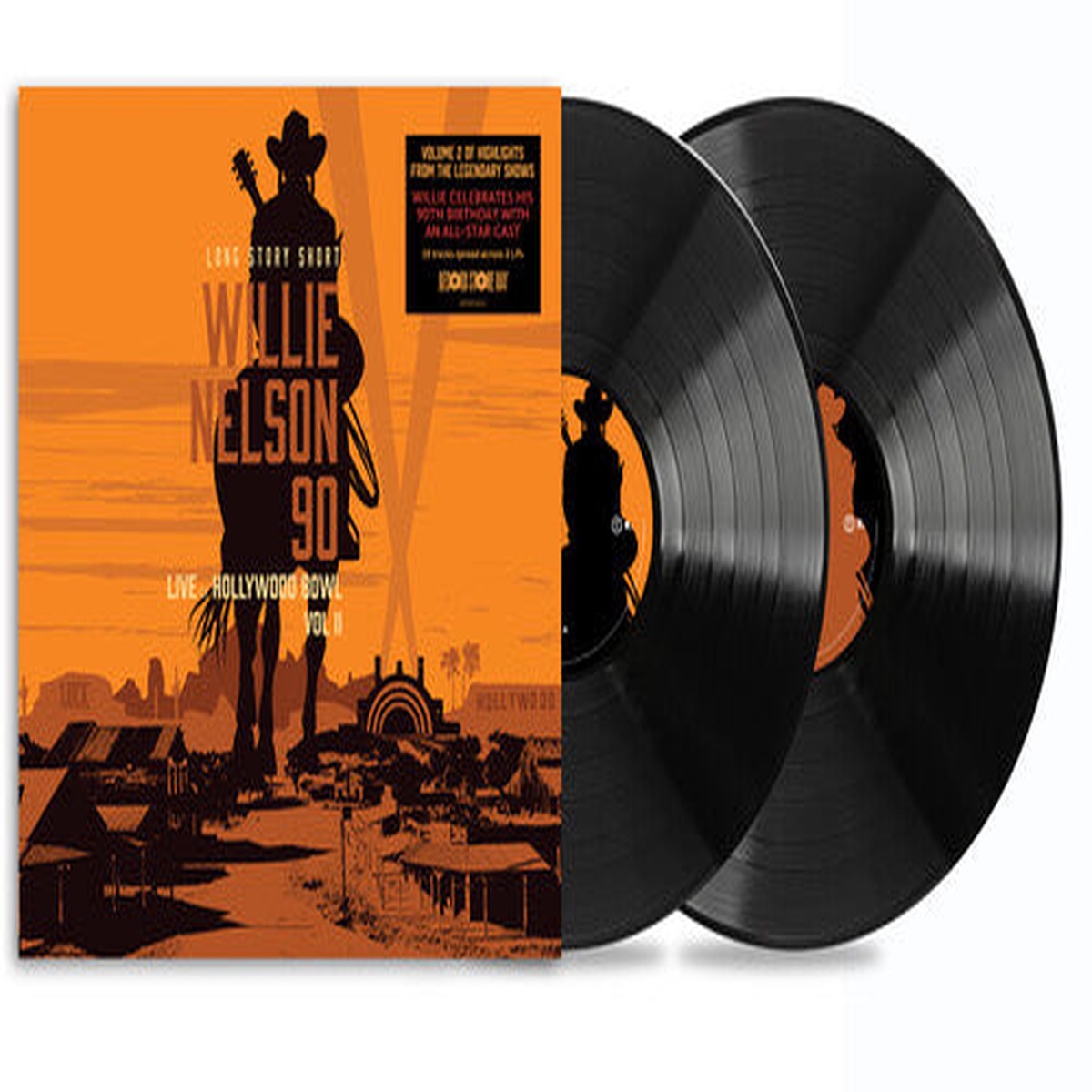 DAMAGED Willie Nelson Various Artists - Long Story Short Willie Nelson 90 - Live At The Hollywood Bowl Volume II