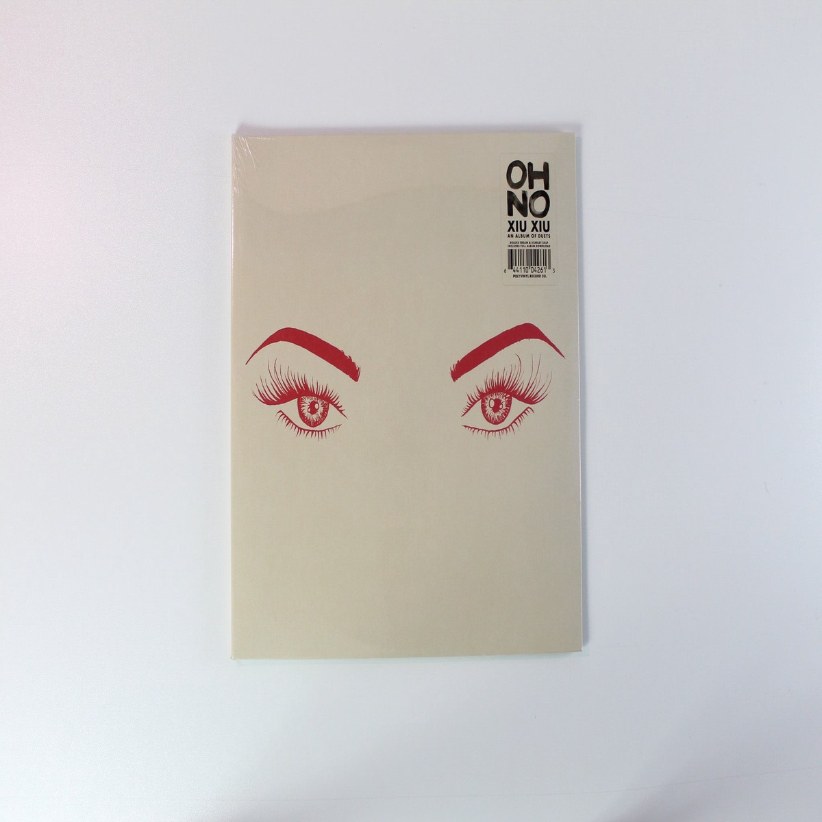 Xiu Xiu - Oh No on Polyvinyl Record Company - Cream Red Vinyl Sealed