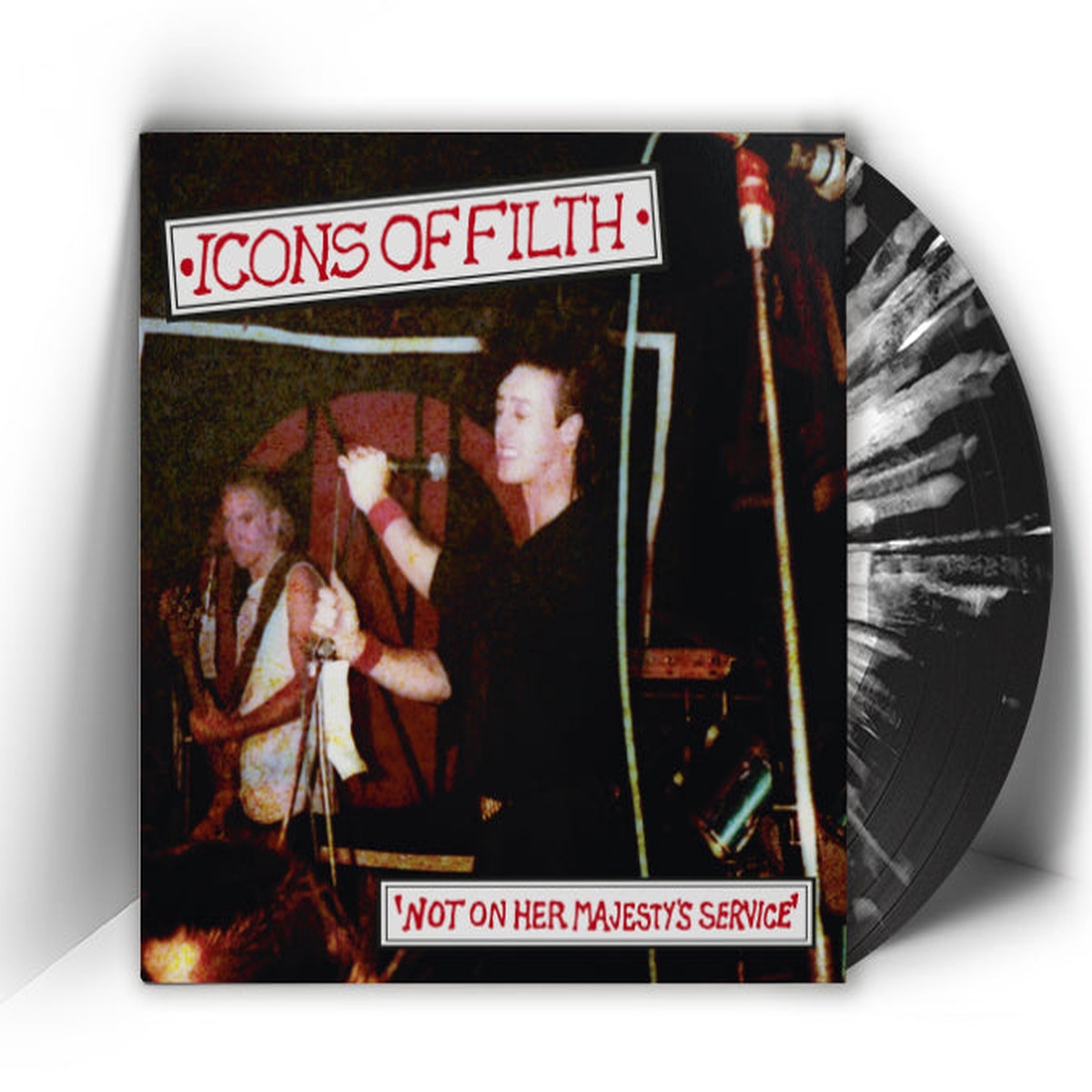 ICONS OF FILTH - Not On Her Majestys Service (LP reissue POSTER SPLATTER VINYL LIMITED 100) - NEW