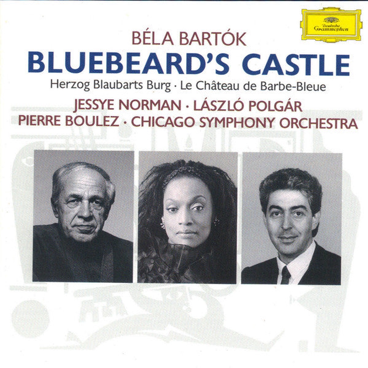 Bla Bartk - The Chicago Symphony Orchestra Pierre Boulez - A Kkszakll Herceg Vra (Bluebeards Castle) (CD Album RE) - NEW