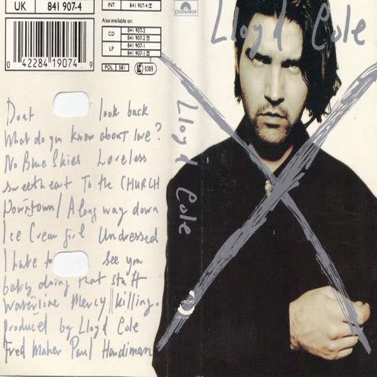 Lloyd Cole - Lloyd Cole (Cass Album) - USED