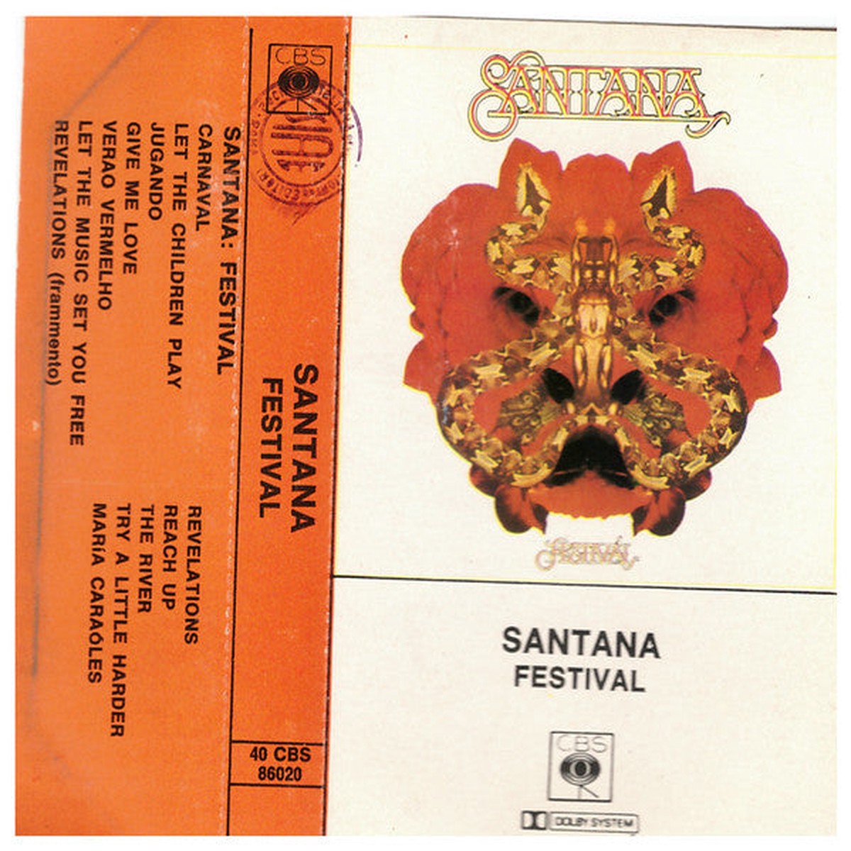 Santana - Festivl (Cass Album) - USED