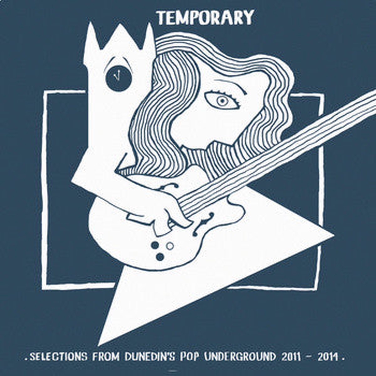 Various - Temporary - Selections From Dunedins Pop Underground 2011-2014 (LP Comp) - USED