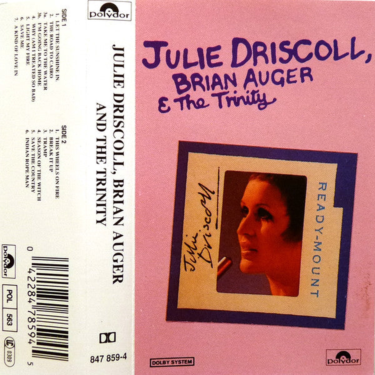 Julie Driscoll Brian Auger The Trinity - Julie Driscoll Brian Auger The Trinity (Cass Comp RE) - USED