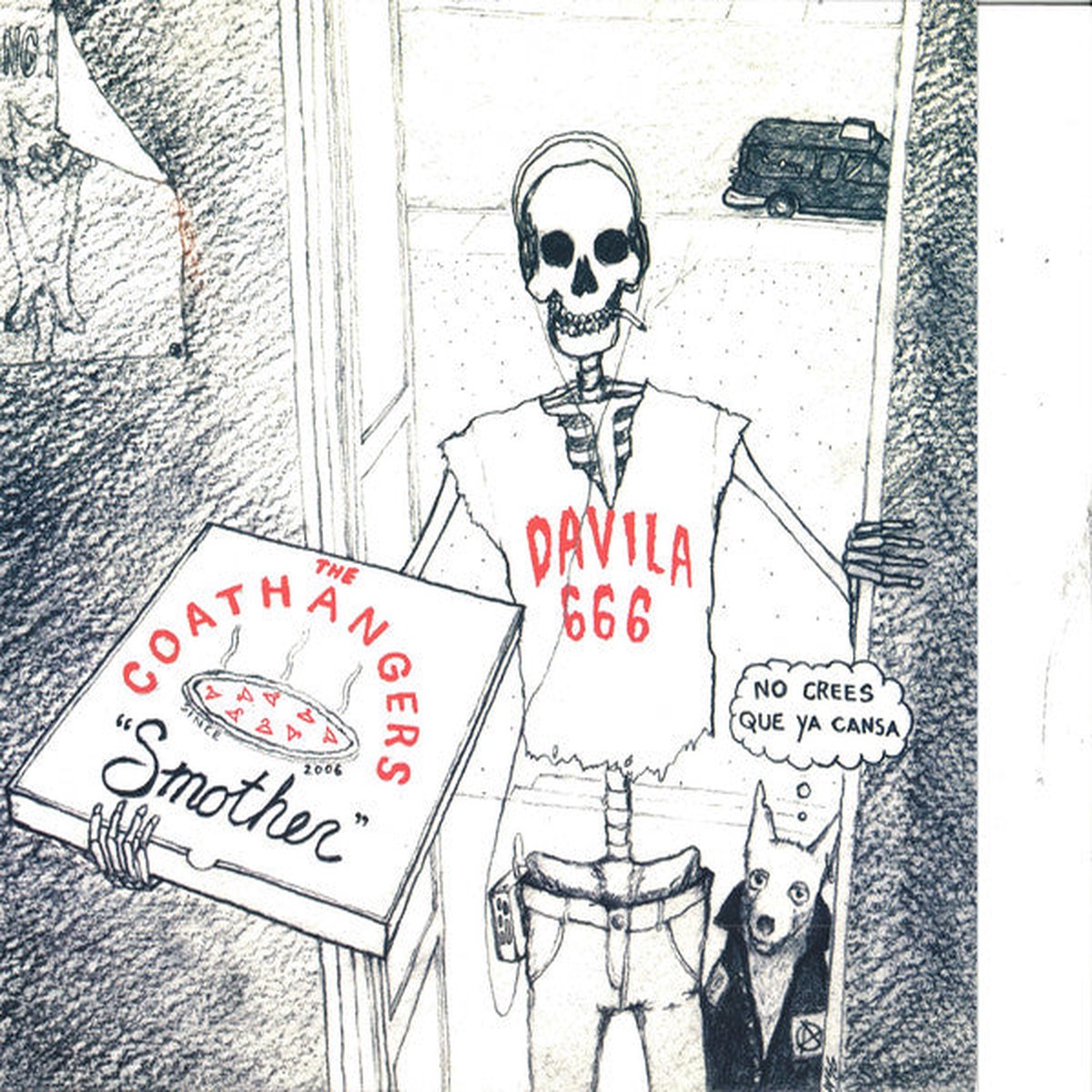 The Coathangers Davila 666 - Smother No Crees Que Ya Cansa (7 Ltd) - NEW