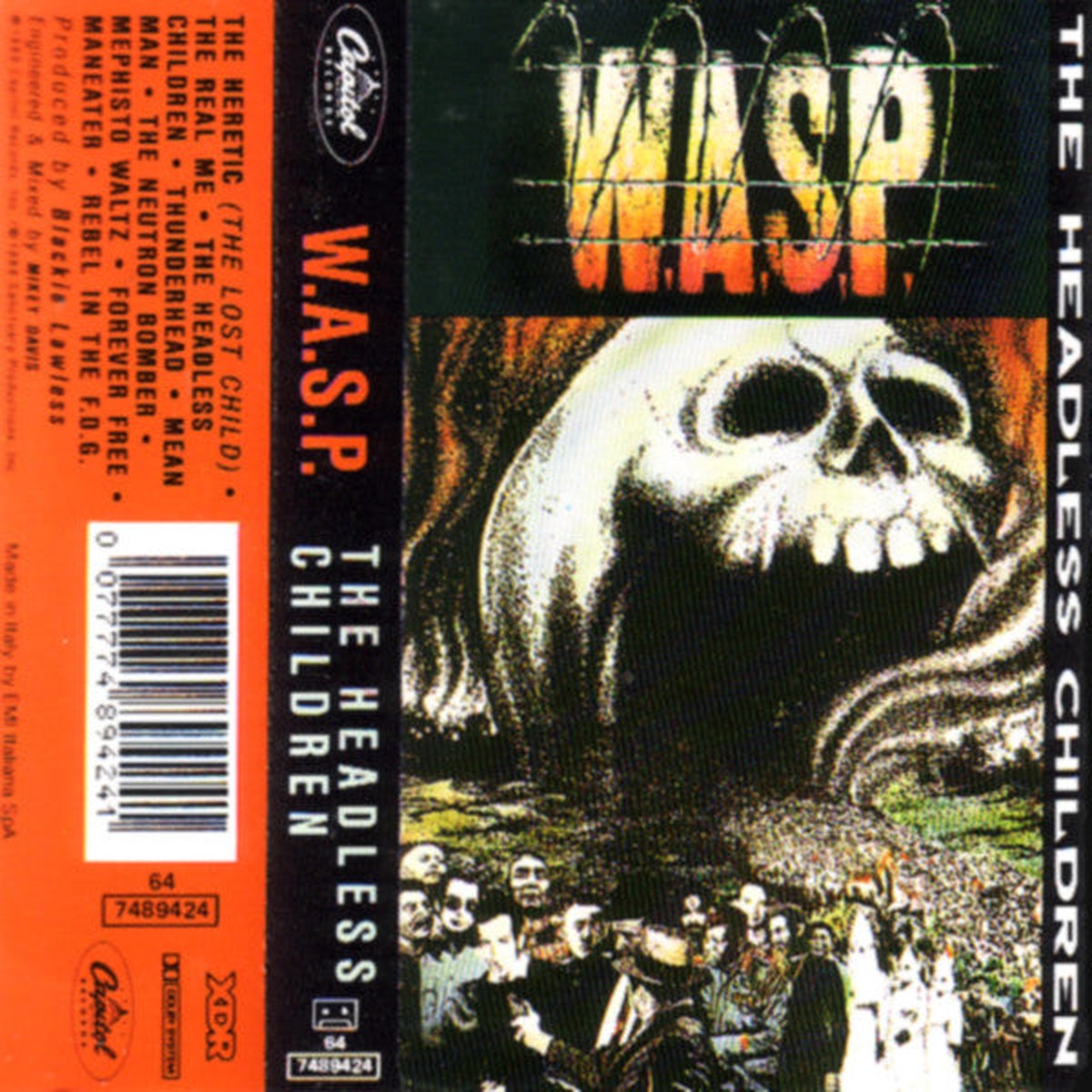 WASP - The Headless Children (Cass Album Whi) - USED