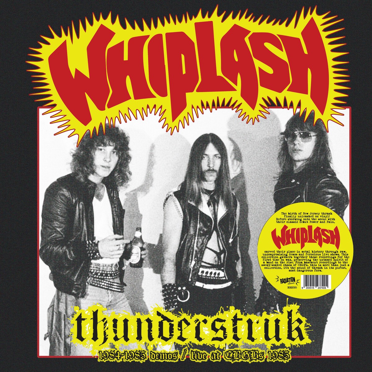 WHIPLASH - THUNDERSTRUK 1984-1985 DEMOSLIVE AT CBGBS 1983 (LP Album) - NEW