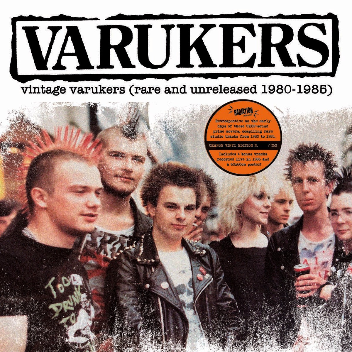 Varukers - Vintage Varukers (Rare and Unreleased 1980-1985) (LP Album RE)