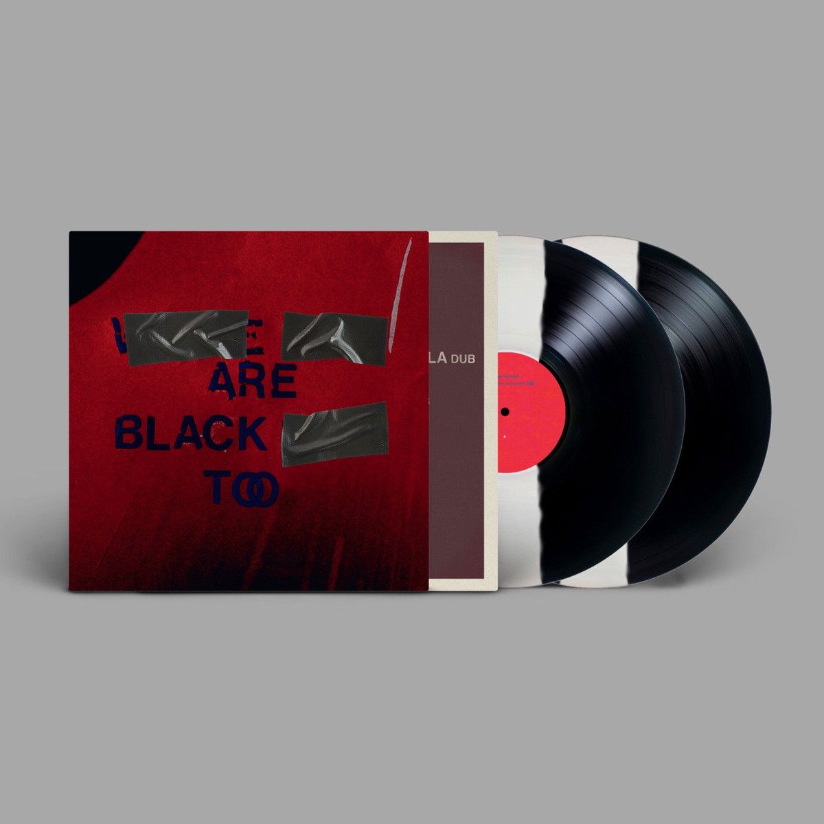 Young Fathers - White Men Are Black Men Too Indie-Exclusive White Black Vinyl