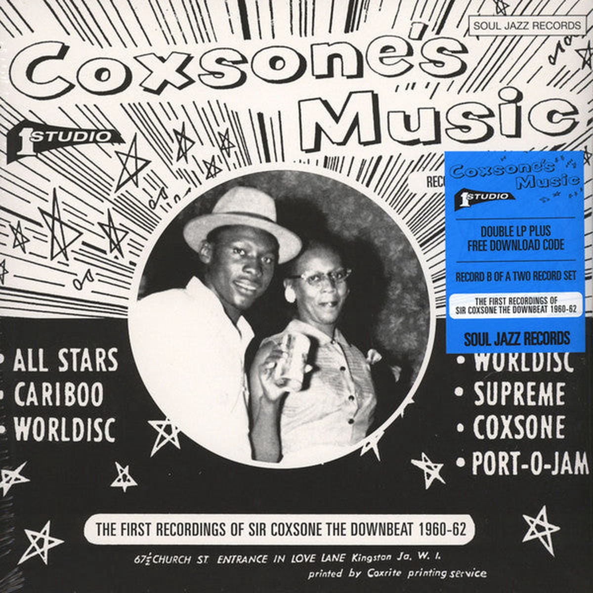 Various - Coxsones Music (The First Recordings Of Sir Coxsone The Downbeat 1960-62) (2xLP Comp) - NEW