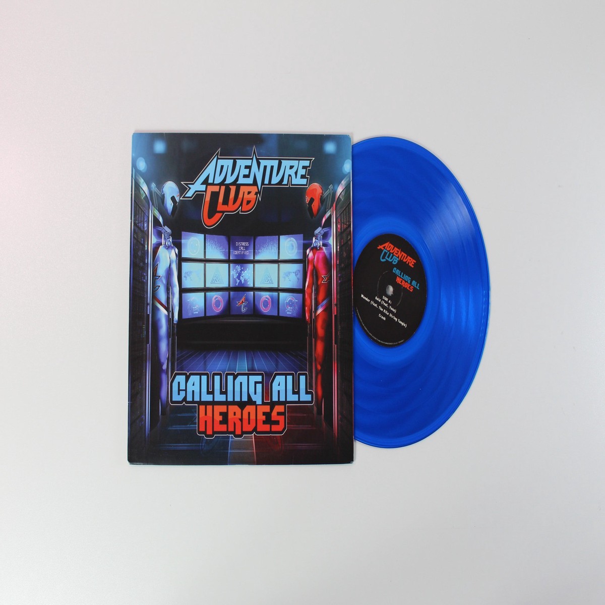 Adventure Club - Calling All Heroes on BMG RSD 2014 Ltd Blue Transparent 10 EP