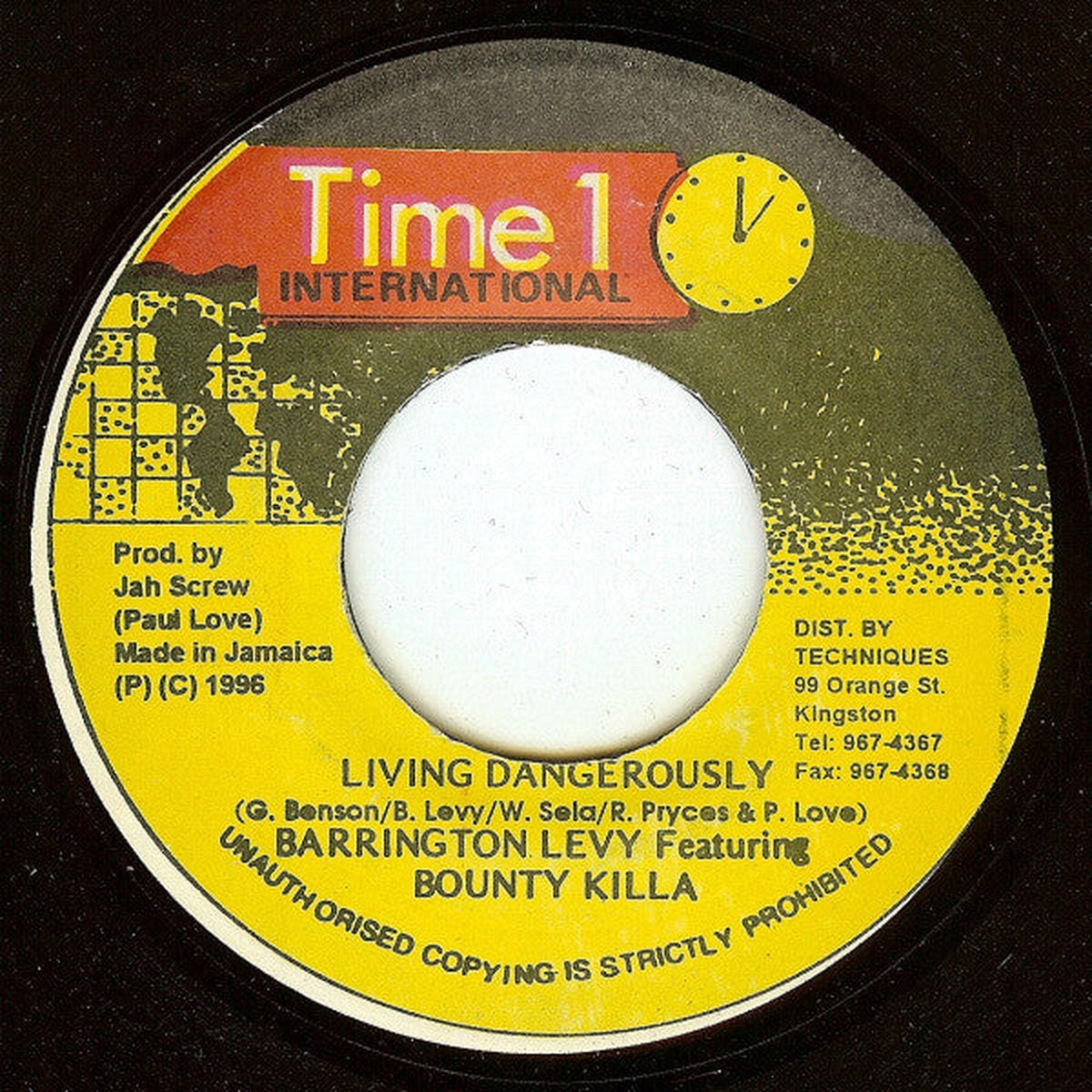 Barrington Levy Bounty Killer - Living Dangerously (7) - USED