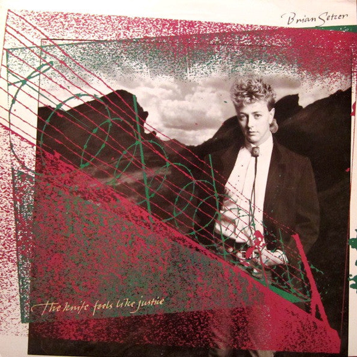 Brian Setzer - The Knife Feels Like Justice (LP Album Spe) - USED
