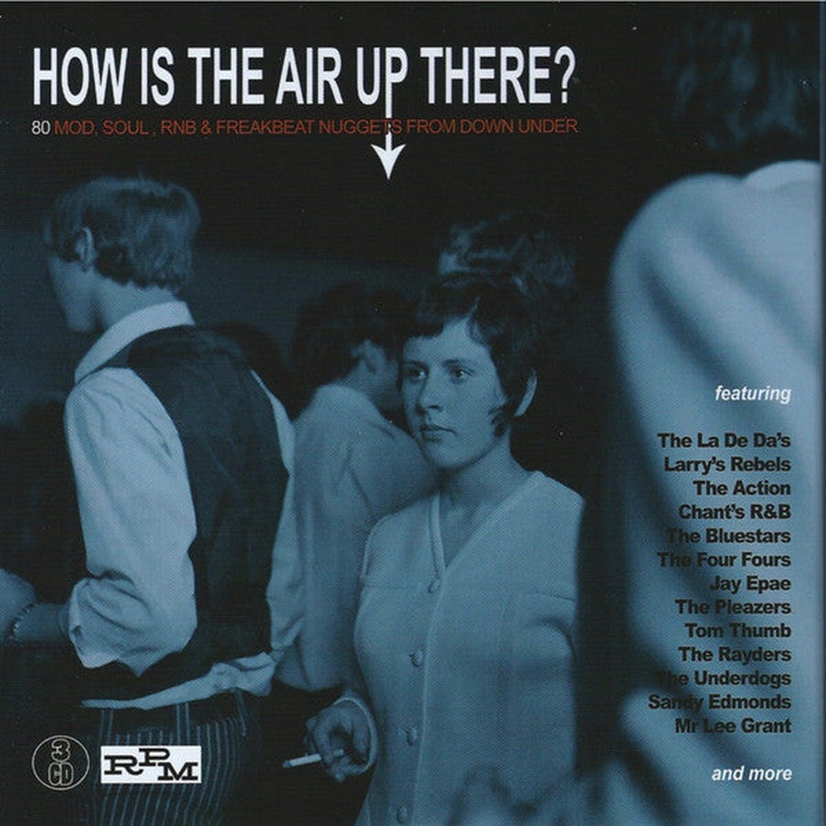 Various - How Is The Air Up There (80 Mod Soul RnB Freakbeat Nuggets From Down Under) (3xCD Comp) - NEW