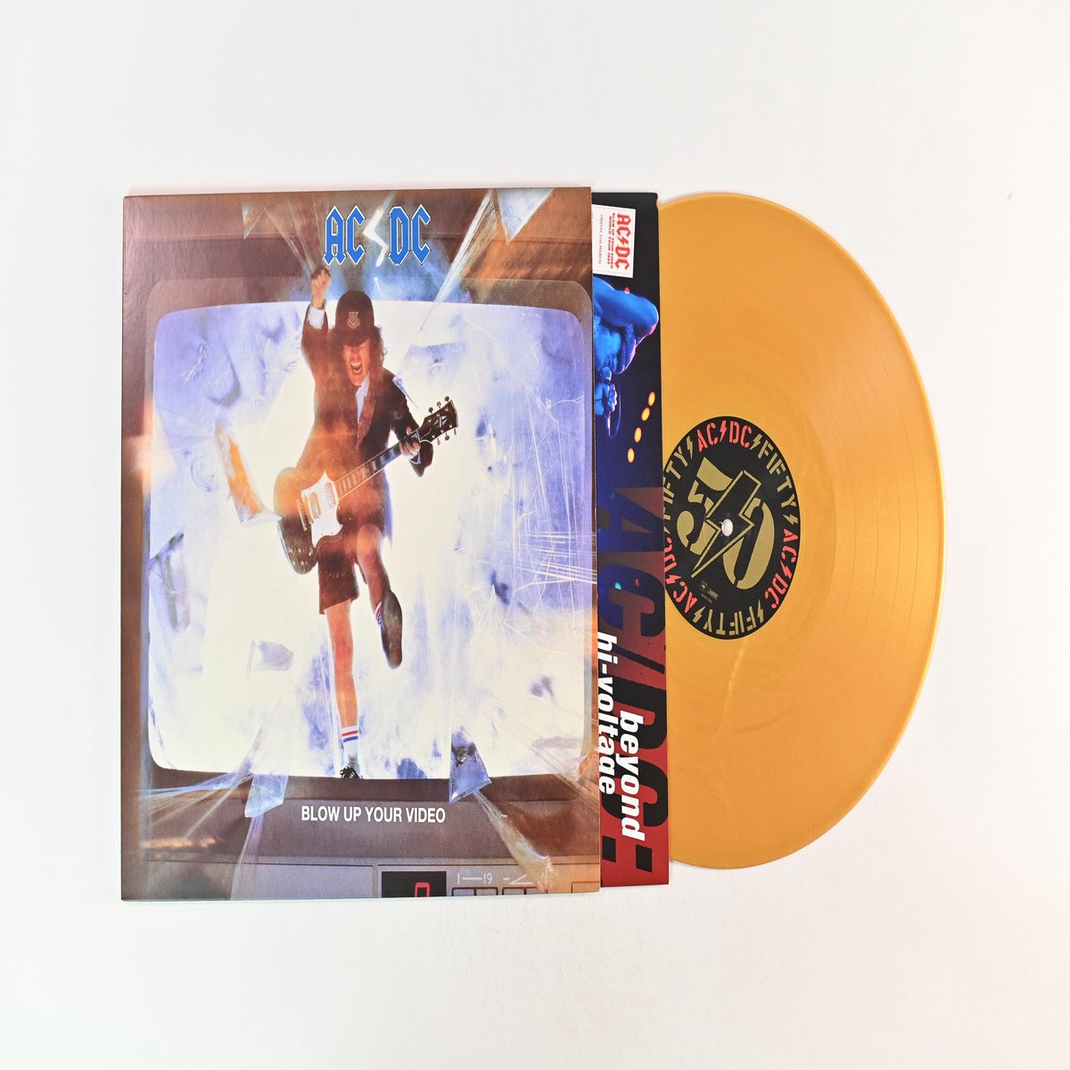 ACDC - Blow Up Your Video on Columbia Gold Vinyl Reissue