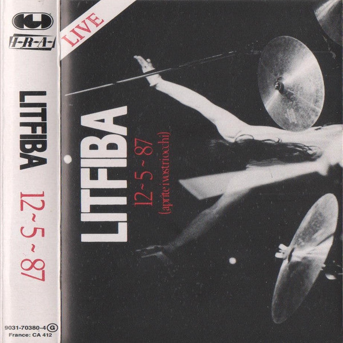 Litfiba - 12587 (Aprite I Vostri Occhi) (Cass Album RE) - USED