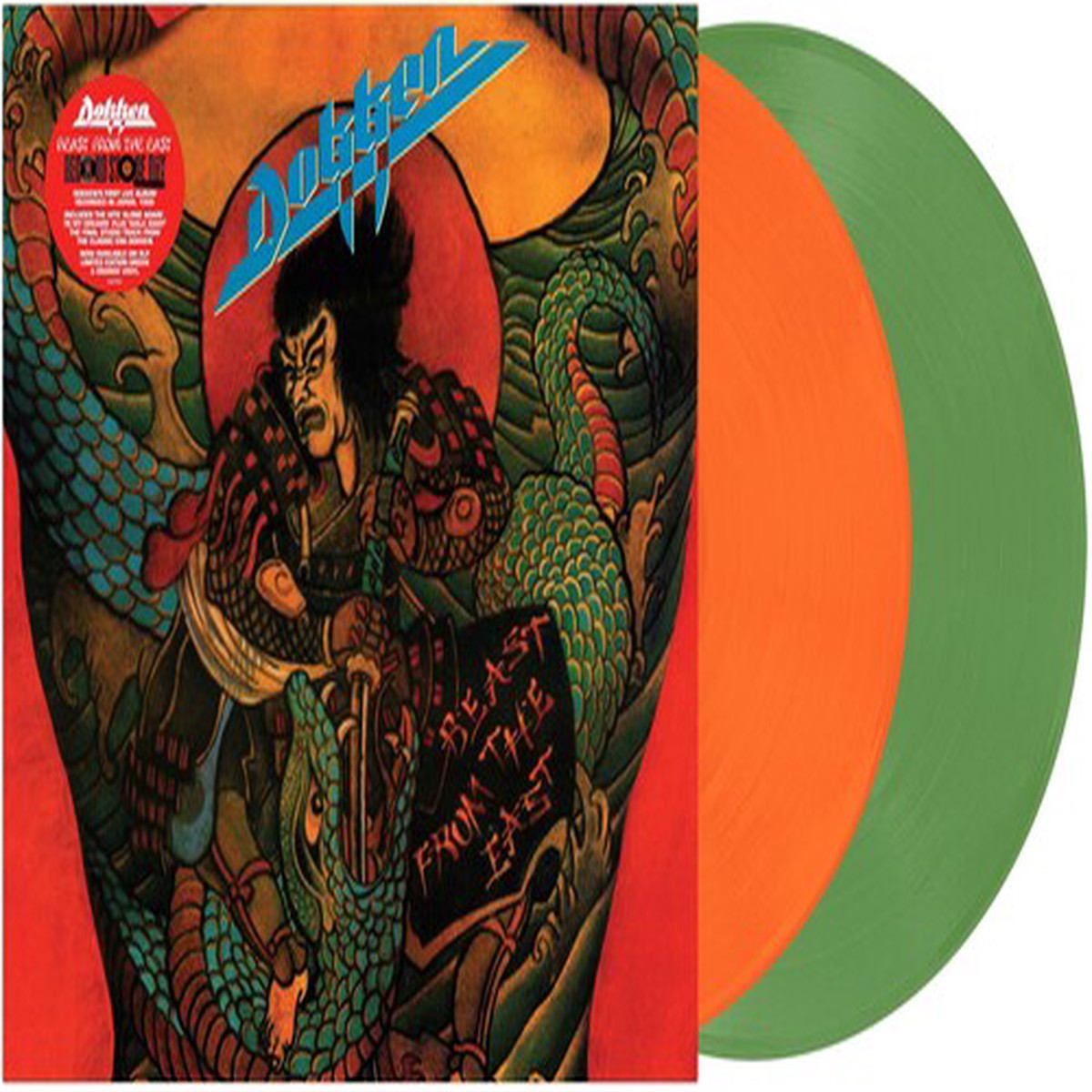 Dokken - Beast From The East (Live) 2-lp Green Orange Vinyl