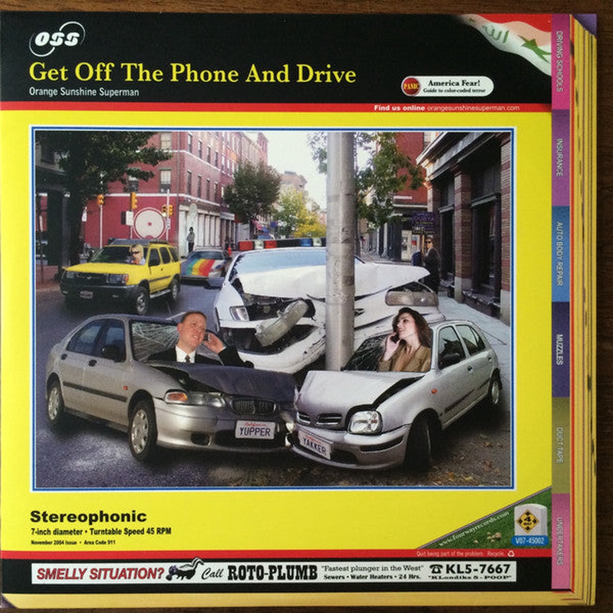 Orange Sunshine Superman - Get Off The Phone And Drive (7 Tra) - NEW
