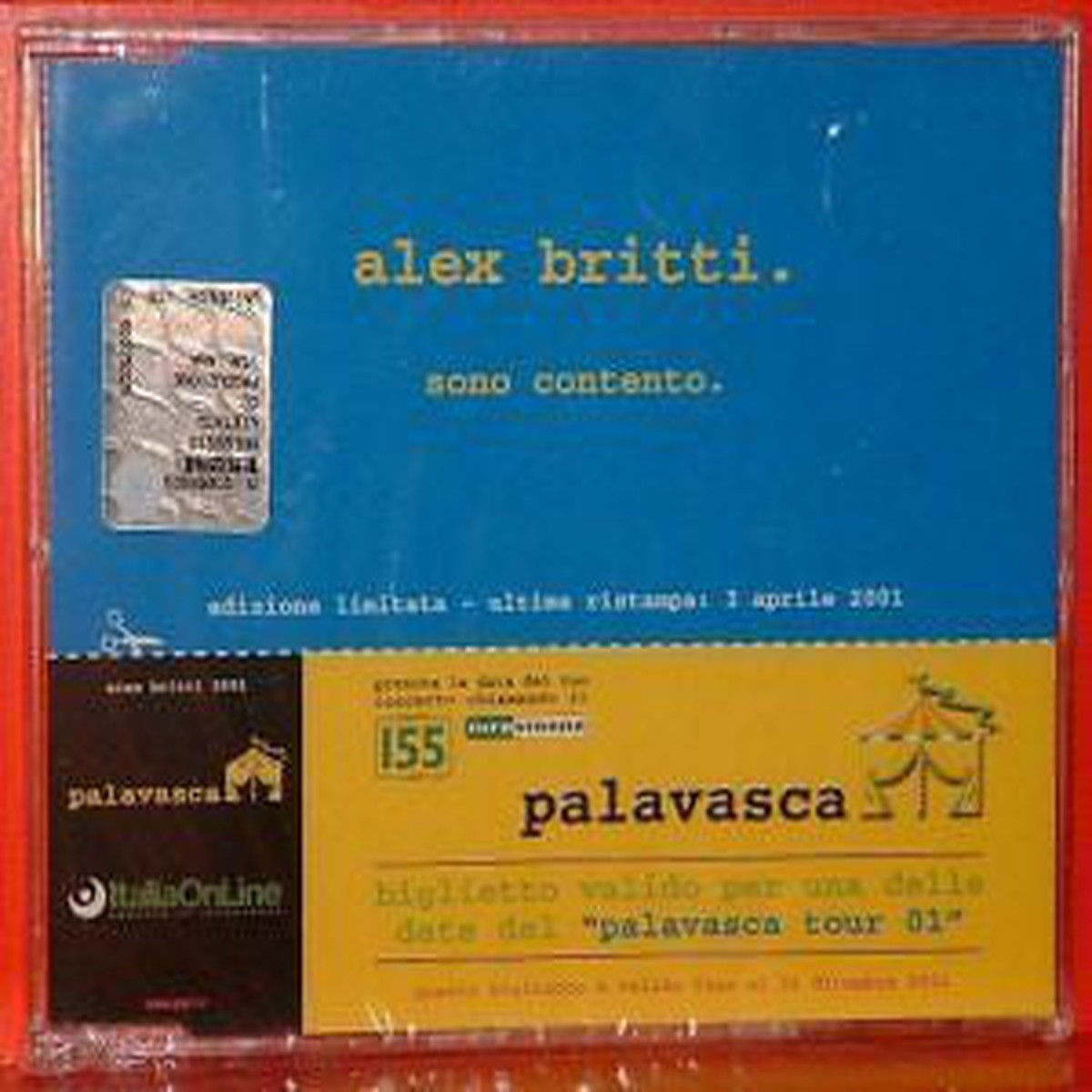 Alex Britti - Sono Contento Io Con La Ragazza Mia Tu Con La Ragazza Tua (CD Single) - NEW