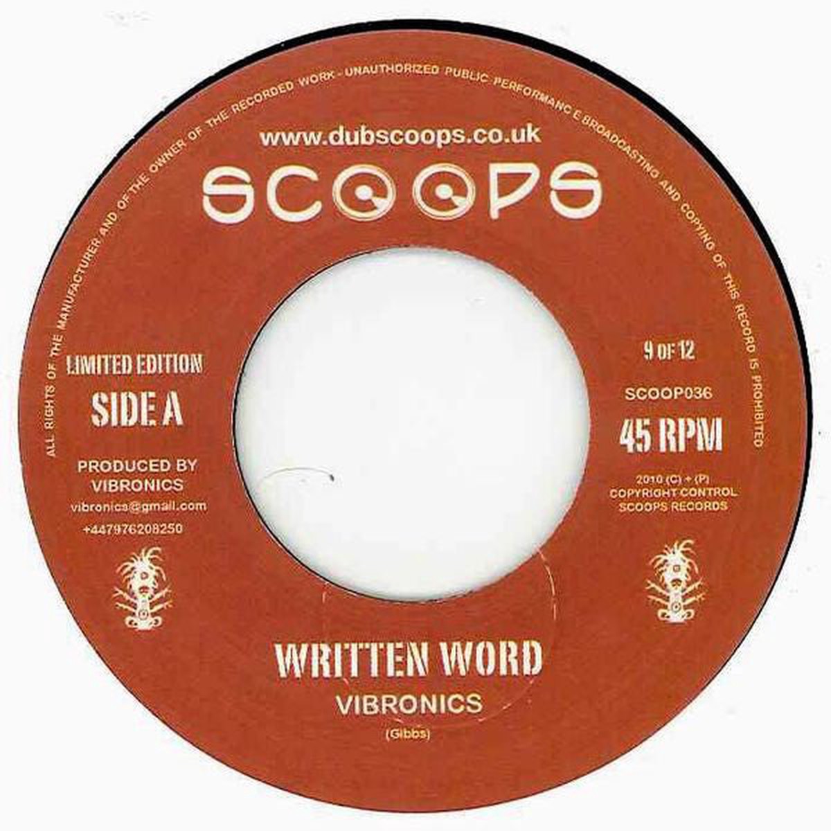 Vibronics - Written Word (7 Ltd) - USED