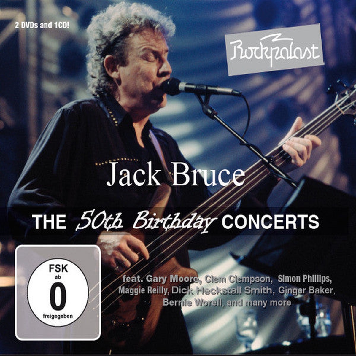 Jack Bruce - Rockpalast The 50th Birthday Concerts (2xDVD RM NTSC Liv CD Album RM Liv) - USED