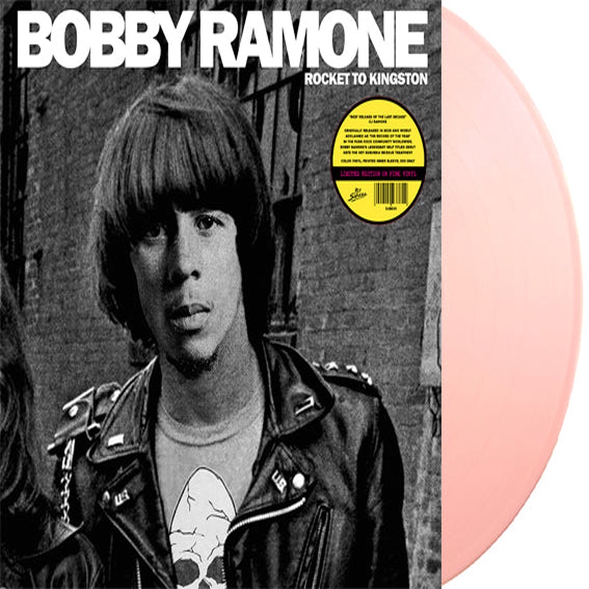 BOBBY RAMONE - Rocket To Kingston (LP Album RE PINK VINYL) - NEW