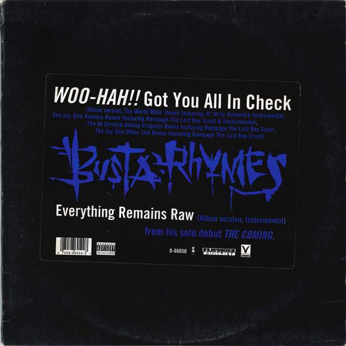 Busta Rhymes - Woo-Hah Got You All In Check (12) - USED