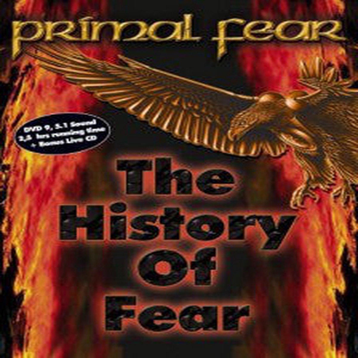 Primal Fear - The History Of Fear (DVD-V PAL CD Album) - USED
