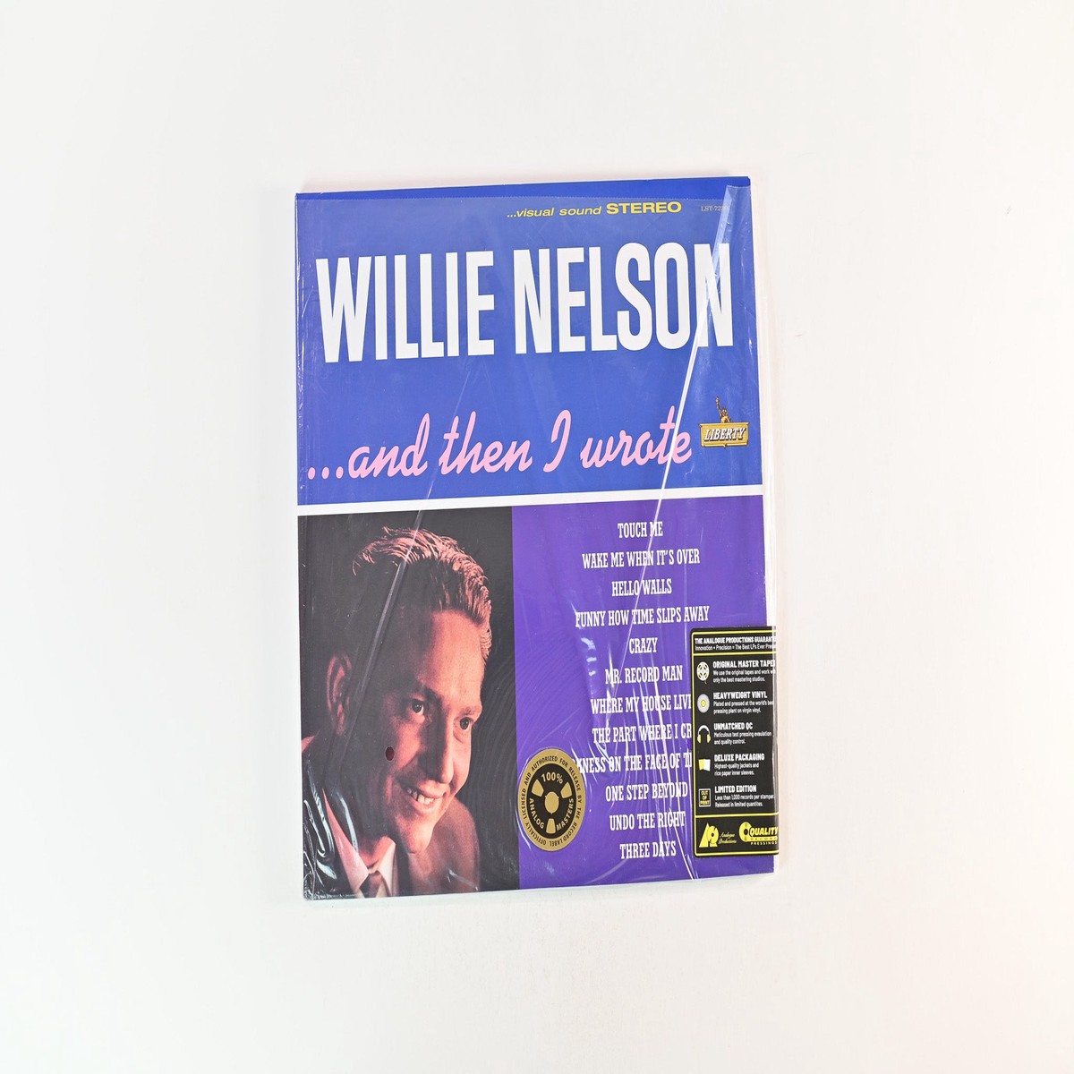 Willie Nelson - And Then I Wrote on Liberty Analogue Productions 45 RPM 180 Gram Reissue